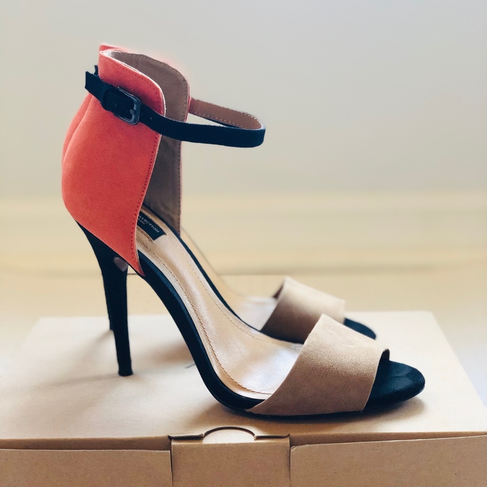 Zara Color Block Heels